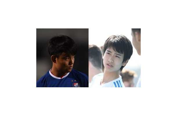久保建英と中井卓大が再会！17歳と15歳になった“天才少年”の現在がこれ