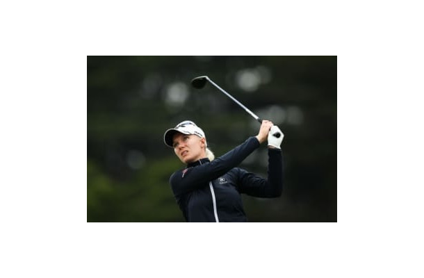 首位タイ発進を決めたマデリーン・サグストロム（撮影：GettyImages)