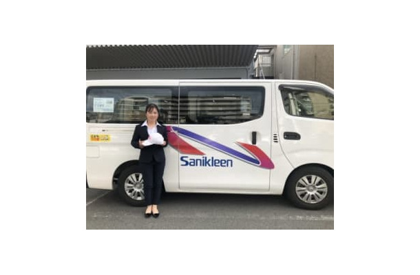 サニクリーンとスポンサー契約を結んだ西村優菜