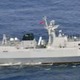 中国艦、尖閣で監視活動か