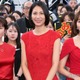 松下奈緒ら、華やかなドレス姿で集結 木村文乃が会見中の“ハプニング”に笑顔で対応【スカイキャッスル】