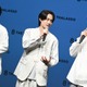 timelesz新メンバー、5人で初のCM会見登場 橋本将生「かき上げと言ったら僕」
