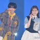 なにわ男子・長尾謙杜＆山田杏奈がペアランウェイ 映画「恋に至る病」SPステージで“おもちポーズ”【ガルアワ2025AW】
