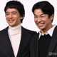 仲野太賀＆池松壮亮「ほっぺにキスまでなら」手繋ぎ登場で終始仲良しオーラ全開 アクションシーンでは“泥臭さ”意識【豊臣兄弟！】