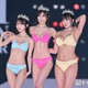 熊田曜子・村雨芙美・ 柚乃りか、ビキニで美ボディ全開 コート脱ぎ捨てSEXYポージング【関コレ2026S/S】