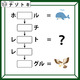 クイズです！「上から３つめは何を表す？」空欄にはそれぞれ別の文字が入ります【難易度LV.３・中辛】