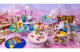 「リトル・マーメイド」限定カフェが東京・大阪・愛知で順次開催 アリエルの白オムライスやアフヌンなど