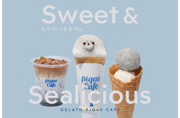 ジェラートピケカフェ、“あざらしクレープ”など初夏の限定スイーツ3種登場
