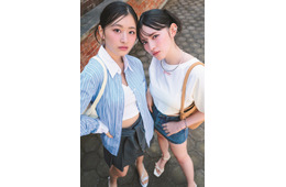 超ときめき宣伝部・菅田愛貴＆杏ジュリアが美脚披露 “シンクロメイク”にも挑戦