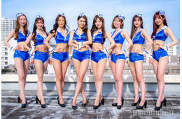 K-1ラウンドガール「K-1 GIRLS 2025」集結 お披露目会見で美脚輝く