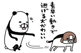 愛犬の鼻をよく観察してみると…マッシュルームの断面図みたい！【パンダと犬 ＃４】