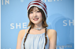 SAY MY NAME本田仁美、夏全開キャミで肌見せ＆個性派三つ編みスタイル披露 SHEIN夏モデルに就任