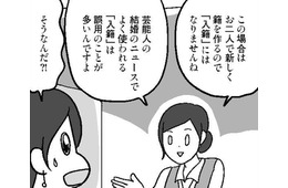 「入籍って間違いだったの？」芸能ニュースでよく使われる入籍は誤用のことが多いって？【結婚さえできればいいと思っていたけど #９ 】