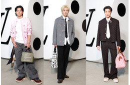 平野紫耀・YUTA・J-HOPEら「ルイ・ヴィトン」ファッションショー来場 パリに豪華ゲスト集結