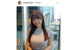 美人グラドル・原つむぎ、豊満バスト輝く斬新衣装が話題「服どうなってるの？」「眼福」