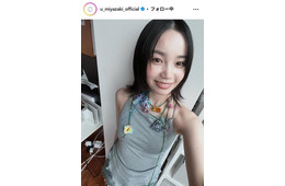 「グラスハート」ヒロイン・宮崎優、へそ出しルックで美ウエスト披露「透明感すごい」「スタイル抜群」の声