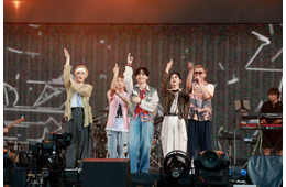Da-iCE、GENERATIONSと2年連続同じ2曲でコラボ “お祭りソング”で5・7・5の煽りも【a-nation 2025】