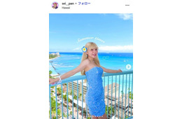 夫婦YouTuberゆたせな・セイナ、タイトミニスカから美脚披露 ディズニーでのフランダーコーデに「スタイル抜群」「色合いが可愛い」の声