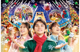 USJのクリスマス、11月19日開幕 人気キャラ集まる夜の新ショー、ホグワーツ城のマッピング演出など