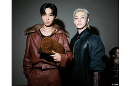 Snow Man目黒蓮「フェンディ」纏いコレクションに参加 Stray Kidsバンチャンと交流も