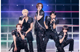KEY TO LIT、結成半年で初のアリーナツアー開催 巨大オブジェ・宙吊り…ド派手演出多数＆“嵐メドレー”で魅せた伝統継承の思いも【WAKE UP THE FOOL】