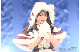 iLiFE!心花りり、耳付き帽子×サンタ風ミニワンピで観客魅了 投げキスにキュン【サツコレ2025A/W】