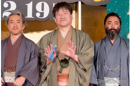 山田孝之、顔半分覆うヒゲ姿で登場 “読み合わせ禁止”ムロツヨシ＆佐藤二朗との撮影秘話明かす「すごい緊張感でした」【新解釈・幕末伝】