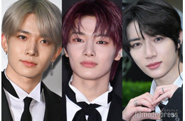 TXTボムギュ＆ENHYPENヒスン、生配信中にStray Kidsアイエンと電話 会話内容に反響続々「01ライン豪華すぎ」「伝説回」