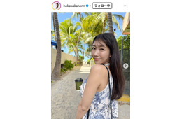 気象予報士・穂川果音、オフショル姿の立ち飲みショットに「色っぽい」「一緒にせんべろしたい」と反響