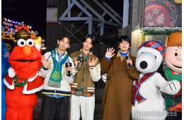 北村匠海、ICEx阿久根温世・竹野世梛とUSJ降臨 先輩後輩で“最幸”のクリスマス体験
