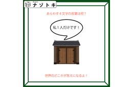 クイズです！「この図が表す４文字とは」ヒントは、世界のどこかの名前です【難易度LV３.・中辛】