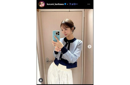 「Oha！4」キャスター刈川くるみ、素肌弾けるお風呂ショット披露「透明感がすごい」「骨格から綺麗」と絶賛の声