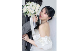 結婚発表のヘラヘラ三銃士さおりん、お相手とのウエディングフォト初公開「美しすぎます」「旦那さんのかっこよさが滲み出てる」の声