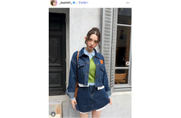 広島カープ小園海斗選手の妻・渡辺リサ、美肩輝くボーダートップス姿に反響「スタイル良すぎ」「大人可愛い」