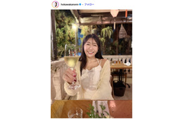 気象予報士・穂川果音、美肩＆ボディライン際立つオフショルタイトニット姿に「目のやり場に困る」「肩のラインがセクシー」と反響