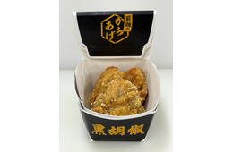 セブン、人気のからあげにガツンと刺激的な“黒胡椒味” パンチが効いた大人向けの味わい