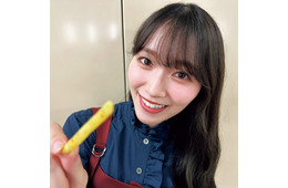 櫻坂46守屋麗奈、“あざとかわいい”「あ～ん」ショット解禁 撮影は山崎天【櫻撮】