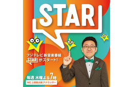 フジ、ゴールデン帯に約10年ぶり新音楽番組誕生「FNS歌謡祭」「めざましテレビ」制作班がタッグ MCは上垣皓太朗アナ【STAR】