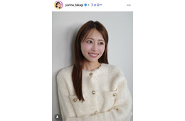 高木由梨奈アナ、ミニスカゴルフウェアで美脚スラリ 俳優夫とのリンクコーデ2ショットに「スタイル抜群」「身長差が素敵」の声