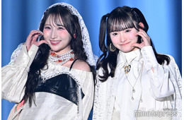 CANDY TUNE小川奈々子＆≒JOY山野愛月、仲良く顔ハート グループ超えたペアランウェイ【IDOL RUNWAY COLLECTION 2026】