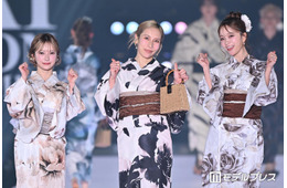 ヘラヘラ三銃士、浴衣姿で雰囲気一変の華麗ランウェイ【関コレ2026S/S】