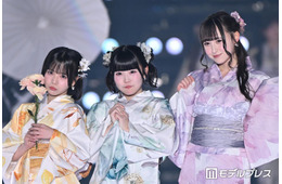 iLiFE!あいす・虹羽みに・若葉のあ、浴衣姿で3ショットランウェイ「可愛いが渋滞」「華やかで素敵」と反響【関コレ2026S/S】