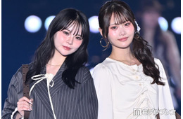 美人YouTuberさくらの妹・滴「関コレ」シークレット出演 姉妹で手繋ぎランウェイ