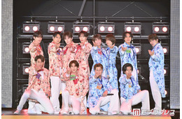 “秋元康プロデュース”SHOW-WA＆MATSURI「ヘビロテ」スタンドマイク使い本気カバー「平均年齢36歳、最年長42歳の昭和歌謡グループになっています」【関コレ2026S/S】