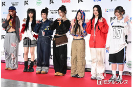 日韓オーデ「ヒポプリ」から誕生・H//PE Princess、デビュー前にレカペ登場【KCON JAPAN 2026／レッドカーペット】