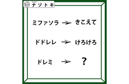 クイズです！「『ミファソラ』が『きこえて』に変化」では、ドレミはどうなるでしょう？」【難易度LV.３・中辛】