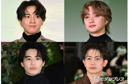 木戸大聖・綱啓永・中沢元紀、BE:FIRSTのライブ観戦 JUNONとの4ショットにファン歓喜「ウィンブレチームの絆が尊い」「すっかりBESTY」
