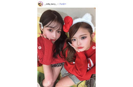 「今日好き」雨宮由乙花＆未苺姉妹「2人合わせて35kg痩せた」2ショット動画に反響「スタイル抜群」「系統違いの最強姉妹」