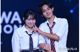 「今日好き」れんねねカップル、腕組み・ほっぺツンでラブラブオーラ全開 ステージ裏での“キュン”エピソードも【オキコレ2026】