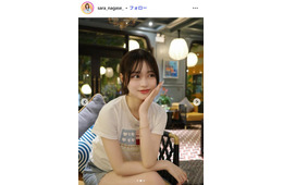 「今日好き」永瀬さら、美脚＆デコルテ輝くキャミワンピ姿披露「透明感すごい」「色白で肌綺麗すぎる」と反響